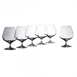 Printed Glasses - Vinoteca Brandy 550ml Set of 6 Gift Boxed