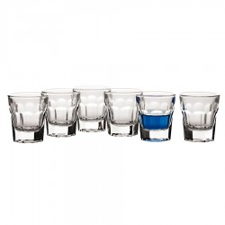 Printed Glasses - Princeton Shot 40ml Set of 6 Gift Boxed