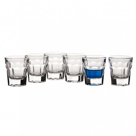 Printed Glasses - Princeton Shot 40ml Set of 6 Gift Boxed