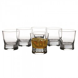 Printed Glasses - Vertigo Double Old Fashion 300ml Set of Gift Boxed