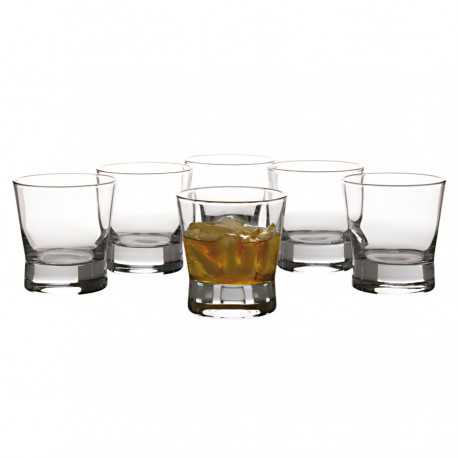 Printed Glasses - Vertigo Double Old Fashion 300ml Set of Gift Boxed