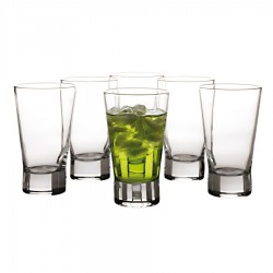 Printed Glasses - Vertigo Beverage 310ml Set of 6 Gift Boxed