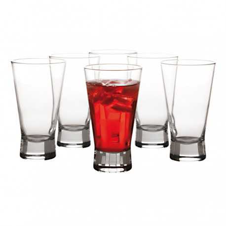 Printed Glasses - Vertigo Tumbler 400ml Set of 6 Gift Boxed