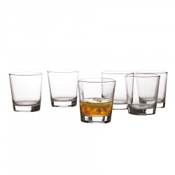 Printed Glasses - Cuvee Tumbler 340ml Set of 6 Gift Boxed