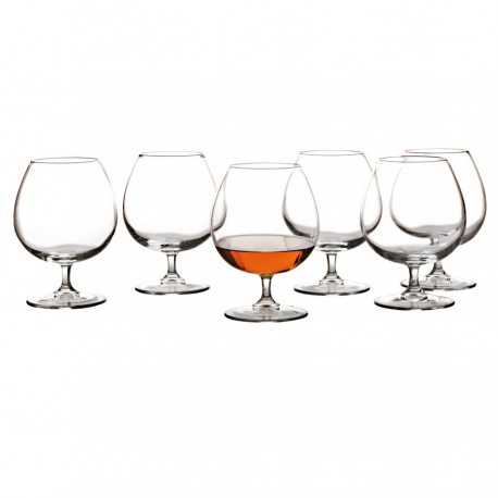 Printed Glasses - Cuvee Brandy 540ml Set of 6 Gift Boxed