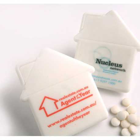 Printed Mint Cards - House Shape Mint Card