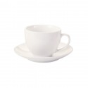 Coffee Mugs - White Basics Cup & Saucer