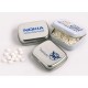 Sweets in Tin Packs - Small Rectangle Tin (White or Silver)