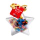 Promotional Chocolates - Acrylic Stars Filled with M&Ms 50G