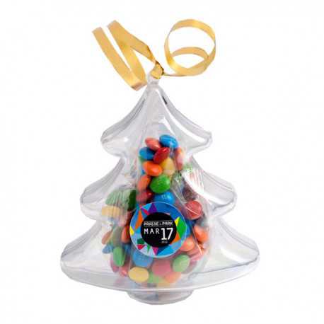 Promotional Chocolates - Acrylic Trees Filled with M&Ms 50G