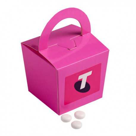 Branded Mints - Coloured Noodle Box Filled with Mints 100G