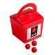 Promotional Chocolates - Coloured Noodle Box Filled with Jaffa Look Alike 100G