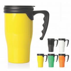 Travel Mug Plastic Double Wall 475ml