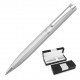 Metal Pen Ballpoint Derofe Stripe Silver