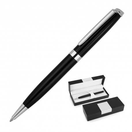 Metal Pen Ballpoint Derofe France Black