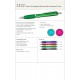 Plastic Pen Ballpoint Silicone Grip Transparent Cara
