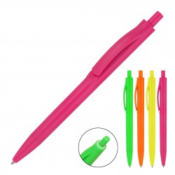 Plastic Pen Ballpoint Fluoro Xavier