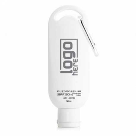 SPF50+ 50ml Sunscreen on Carabiner