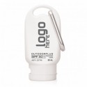 Sunscreen & Lip Balm - SPF50+ 60ml Australian Made Sunscreen on Carabiner