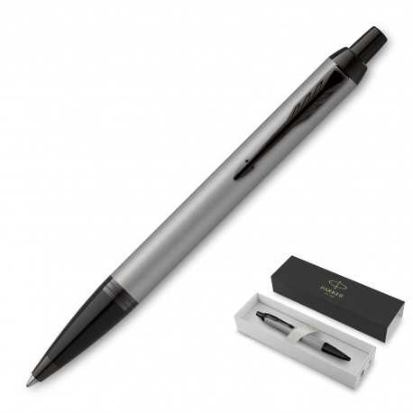 Metal Pen Ballpoint Parker IM - Achromatic Matte Grey BT