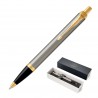 Metal Pen Ballpoint Parker IM - Brushed Stainless GT