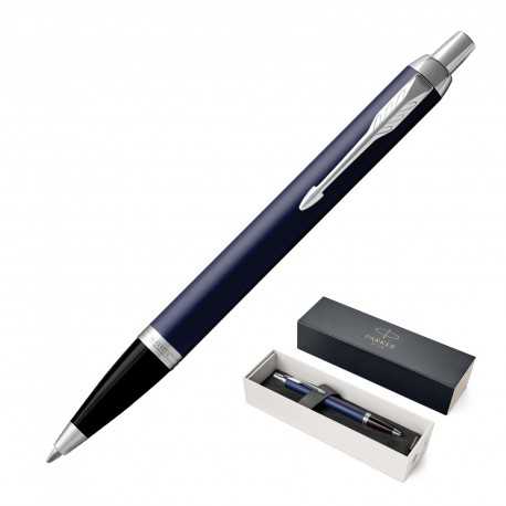 Metal Pen Ballpoint Parker IM - Matte Blue CT