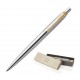Executive Pens - Metal Pen Ballpoint Parker Jotter - Brushed Stainless GT