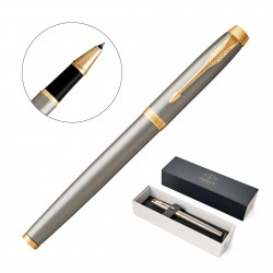 Metal Pen Rollerball Parker IM - Brushed Stainless GT