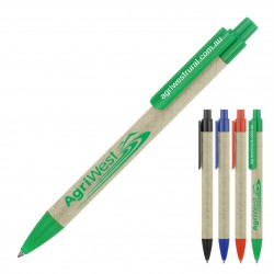 Eco Pen Ballpoint Recycled Paper Sage