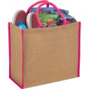 Calico & Jute Bags - Large Jute Tote