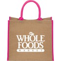 Calico & Jute Bags - Large Jute Tote