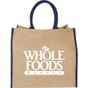 Calico & Jute Bags - Large Jute Tote