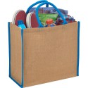Calico & Jute Bags - Large Jute Tote